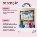 Painel “Carimbo das Mãozinhas – Aula da Saudade”