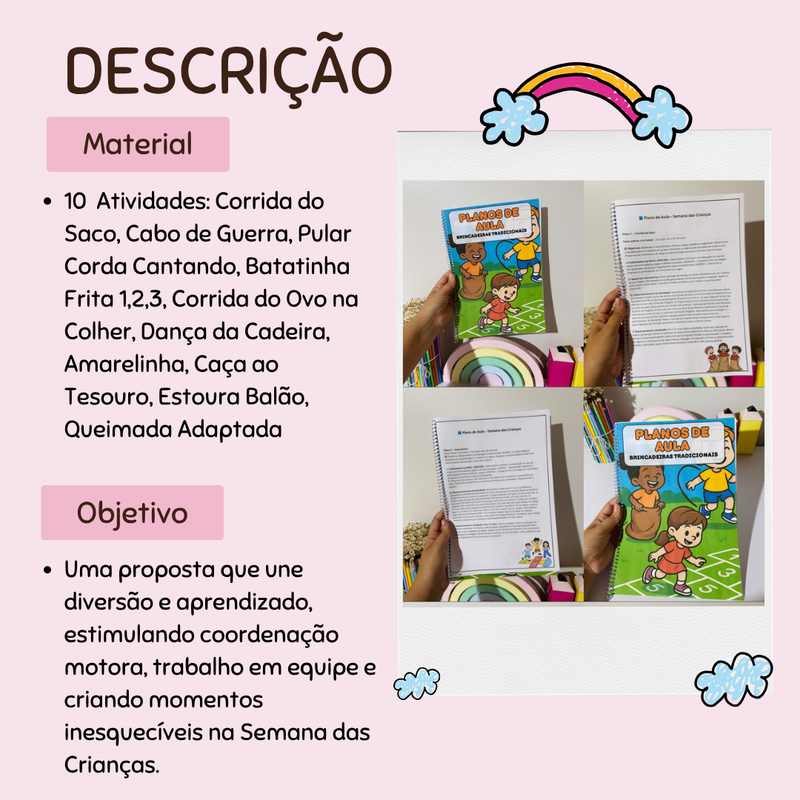 Plano de Aula – Semana das Crianças - 10 atividades