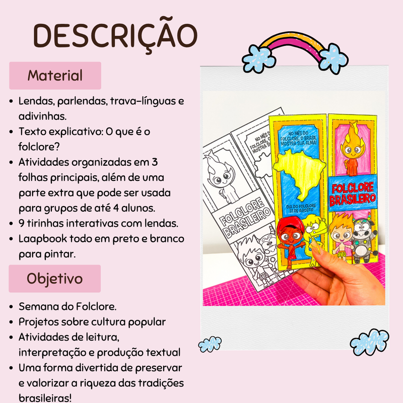 Lapbook Folclore – Aprender Cultura com Criatividade!