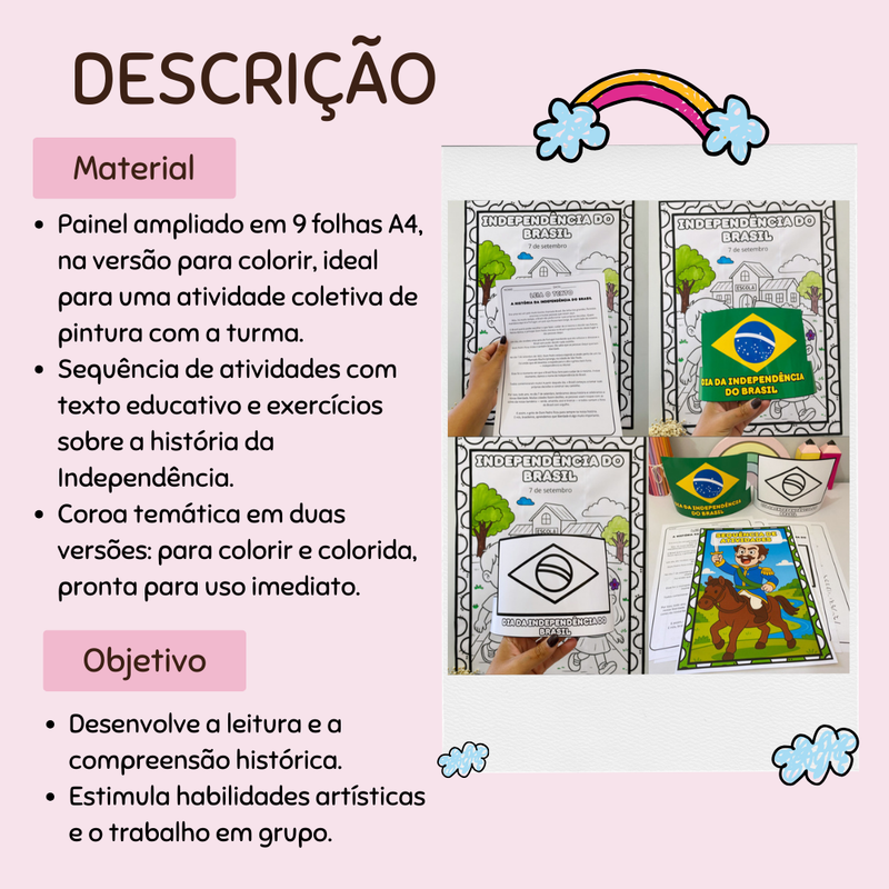 Independência do Brasil – Atividades e Painel Temático