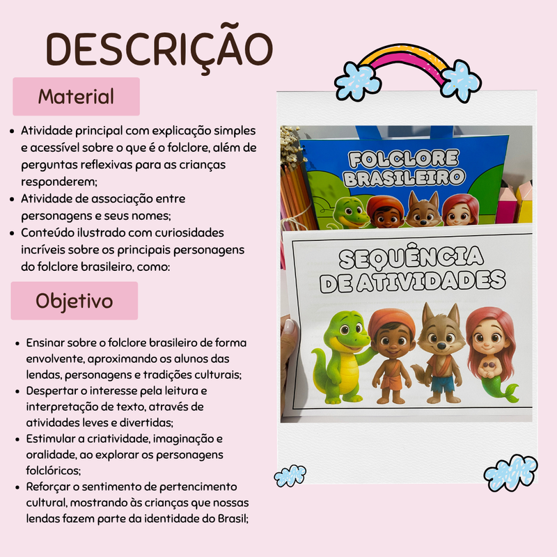 Sacola do Folclore – Mergulhe nas lendas e encantos do nosso Brasil