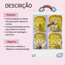 Painel, caixa e cartão porta-bis do Setembro Amarelo – um material pedagógico que une sensibilidade e aprendizado!