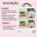 Painel de Boas-Vindas + Cartão Porta-Bis – Especial para Professores