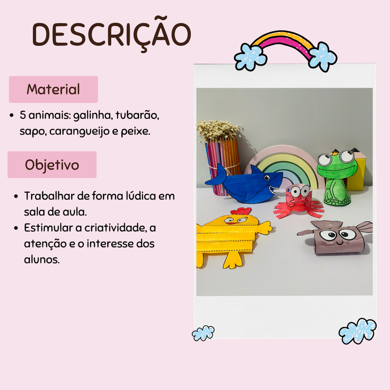 5 animaizinhos