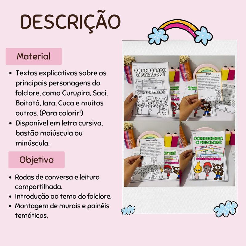 Personagens do Folclore Brasileiro – Leitura e Cultura na Sala de Aula.
