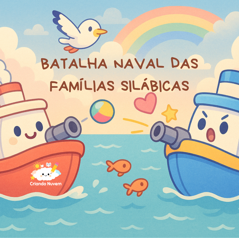 Jogo Batalha Naval das Famílias Silábicas (BA - ZA)