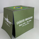 Caixa Hangar do Exército Brasileiro - 24 cards com curiosidades, 7 cards de pintura, moldes de Aviões Caça 3D e Jogo da Memória com barcos da Marinha!