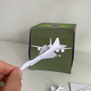 Caixa Hangar do Exército Brasileiro - 24 cards com curiosidades, 7 cards de pintura, moldes de Aviões Caça 3D e Jogo da Memória com barcos da Marinha!