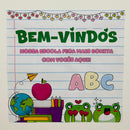 Painel de boas-vindas – Tema Super Colorido + lembrancinhas