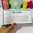 Carnê da Leitura (letra cursiva) - Encantando e Alfabetizando com Amor