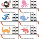 Combo com 10 materiais: Família das sílabas