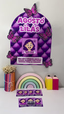 Painel - Agosto Lilás –  Mais do que uma atividade, é um momento de conversa e acolhimento💜