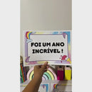 16 Plaquinhas de Apresentação – Encerramento Escolar