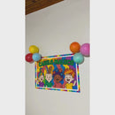 Painel Colorido + convites temáticos – Dia do Cabelo Maluco!!